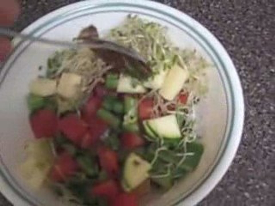Bob Garon's Intermediate Fast Breaking Evening Salad