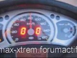 xmax Run de 0 à 100km/h