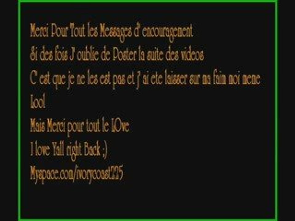 Msg to the fans