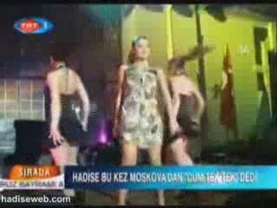 Hadise TRT Haberleri Moskova Görüntüleri ve Basın Toplantısı