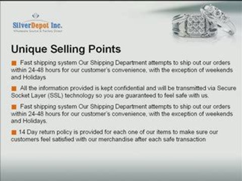 Wholesale Sterling Silver Jewelry at Silver Depot.com