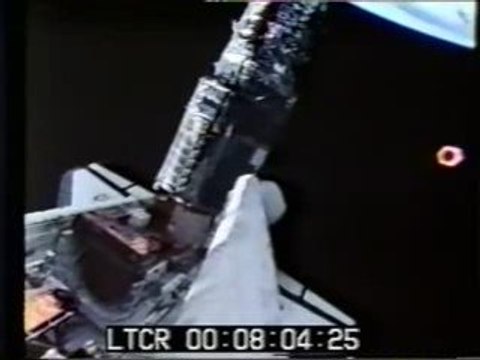 NASA UFOs Watch Shuttle and Scan Shuttle With Lase