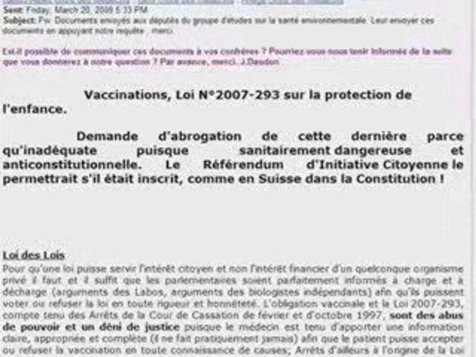 VACCINS : le défilé de mensonges...