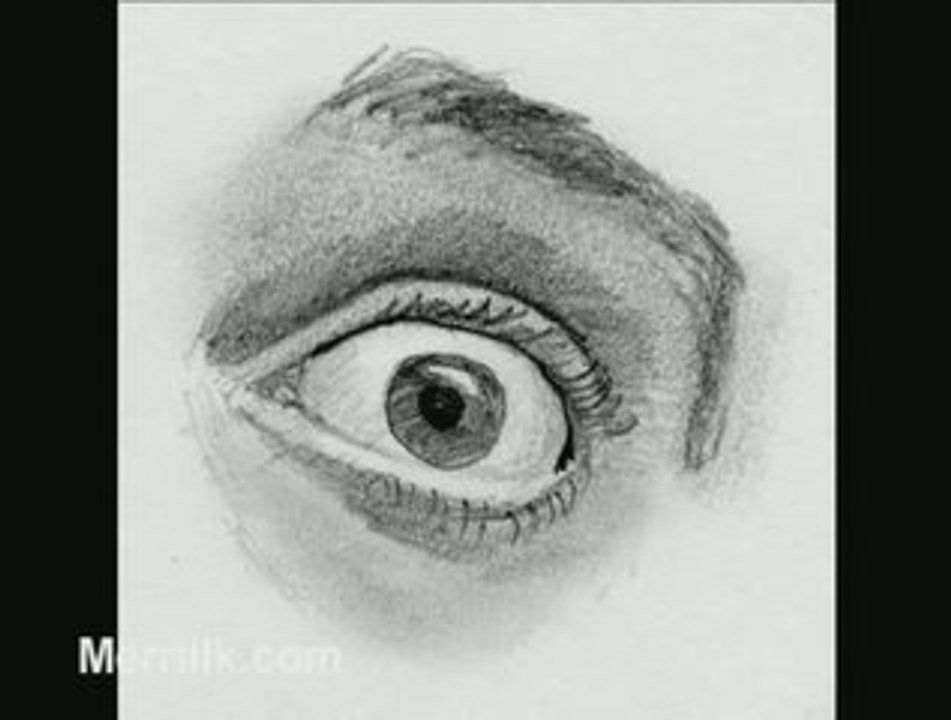 MASTER Drawing the Eye in 2 Minutes (Fear and Surprise)