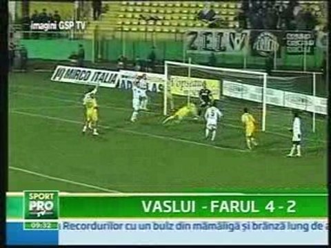 Et. 21 FC Vaslui 4 - 2 FC Farul (21.03.2009) Rezumat meci