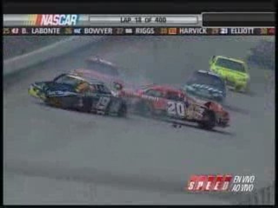 nascar sprint cup serie dover 2008 big one