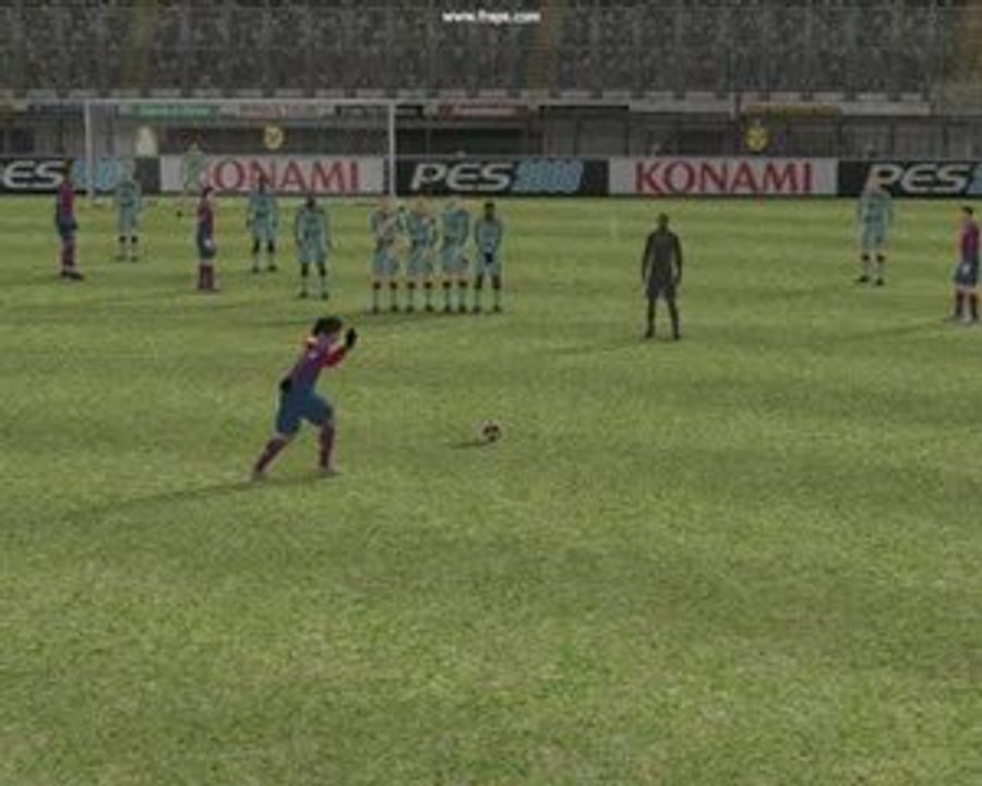 Ronaldinho freekick PES 2008