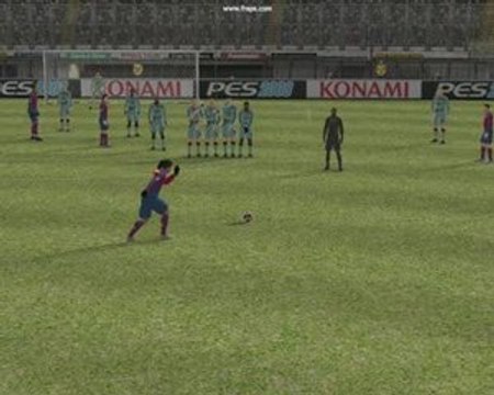 Ronaldinho freekick PES 2008