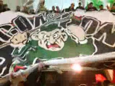 Reims Sedan 20 /03/ 09, supporters Sedanais Tifo