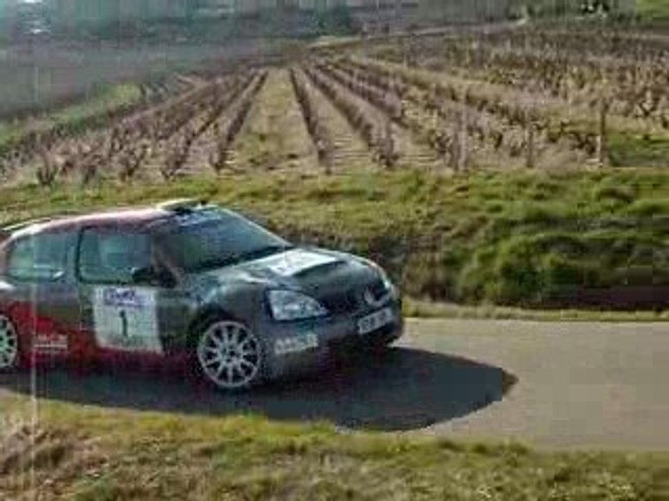 Cédric Robert Rallye des Vignes Régnié 2009