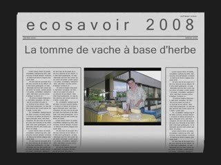 EcoSavoir - La tomme de vache à base d'herbe