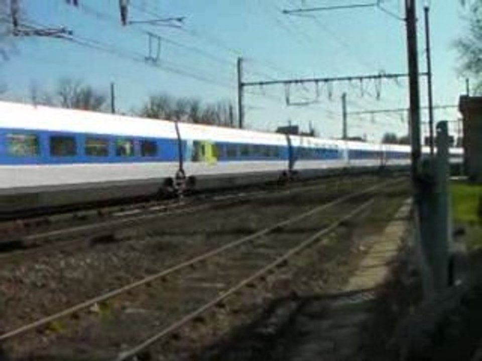 Passage d'un TGV