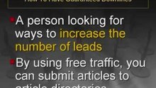 Guaranteed Downlines Four Your MLM