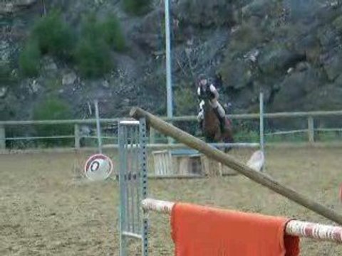 Nadis a ses debuts d'obstacle