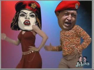 Hugo Chavez celebrando sus trampas !
