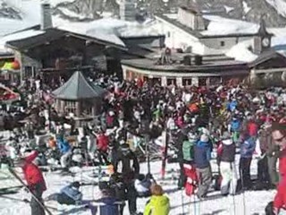 Folie Douce 2009, Val d'Isère [vue des pistes]