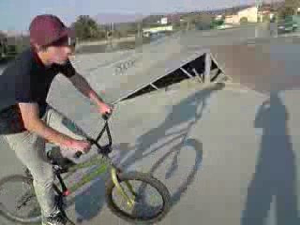 No-hand, aerial one-hand, 180 hype