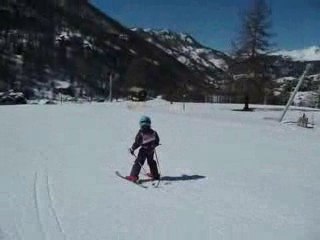 Lucie au ski - dernier jour