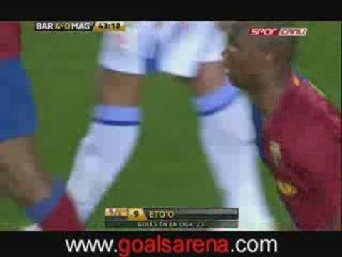ETO'O 4-0 FC BARCELONE - MALAGA