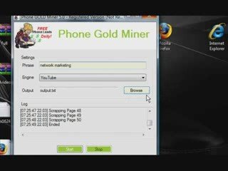 Free Leads With Phone Gold Miner - EASY MONEY!!!
