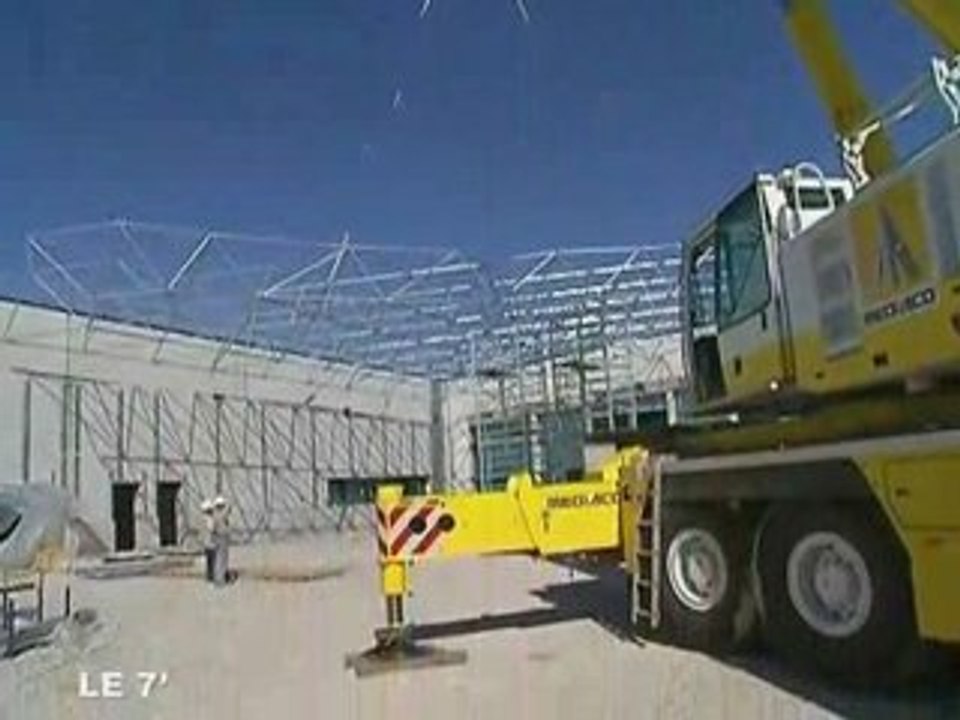 Angers : Manoeuvres au centre de maintenance du tramway