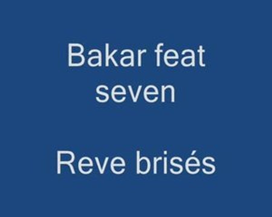 Bakar feat seven