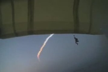 Space Shuttle Launch Wingsuit Skydive