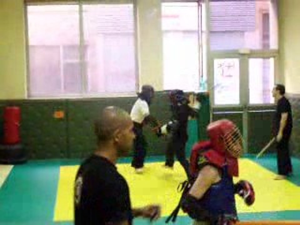 Sparring au bâton mousse