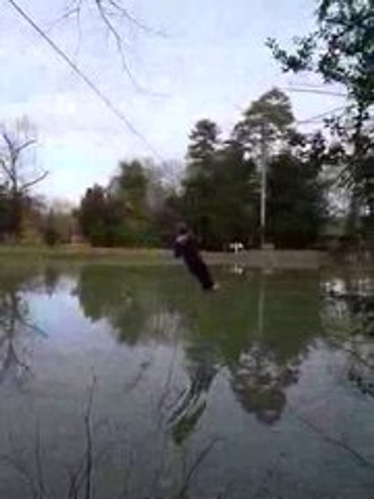 Crossing the lake a team building activity