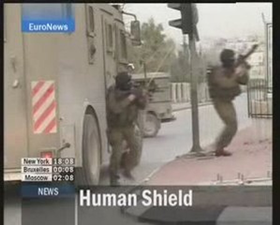 Israel a Utilisé a Gaza des Boucliers Humains