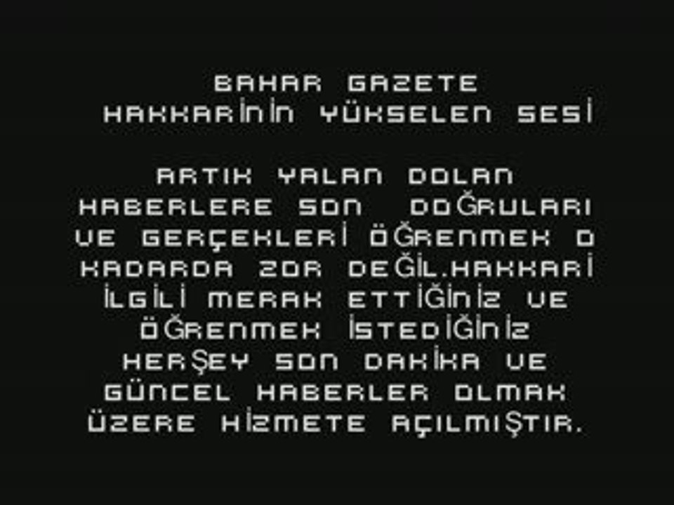 BAHAR GAZETE REKLAMI