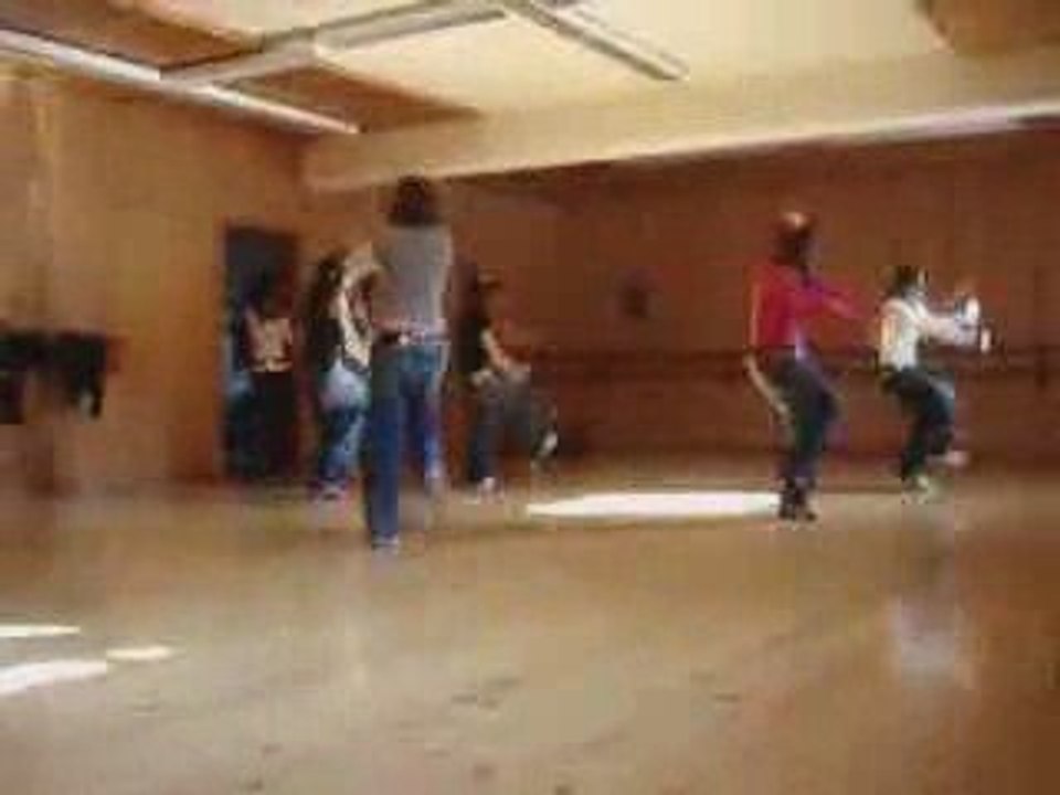 Rehearsing in NY for Mylene Farmer Tour 2009