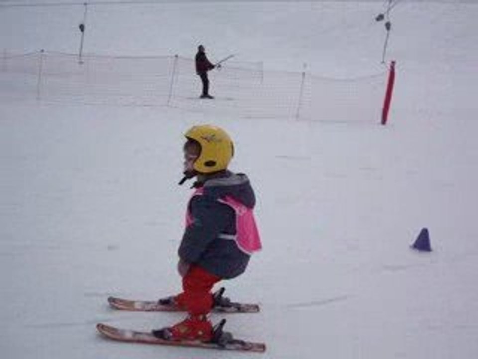 Pauline au ski