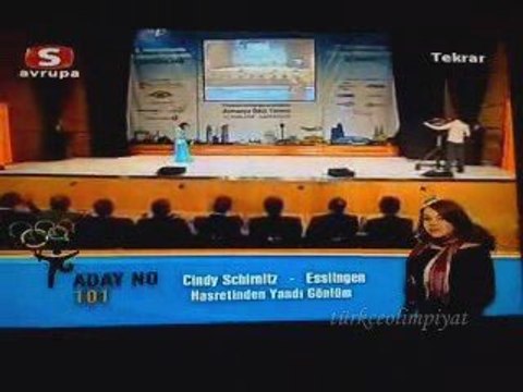 Hasretinle yandı gönlüm Almanya 7.Türkçe Olimpiyatı