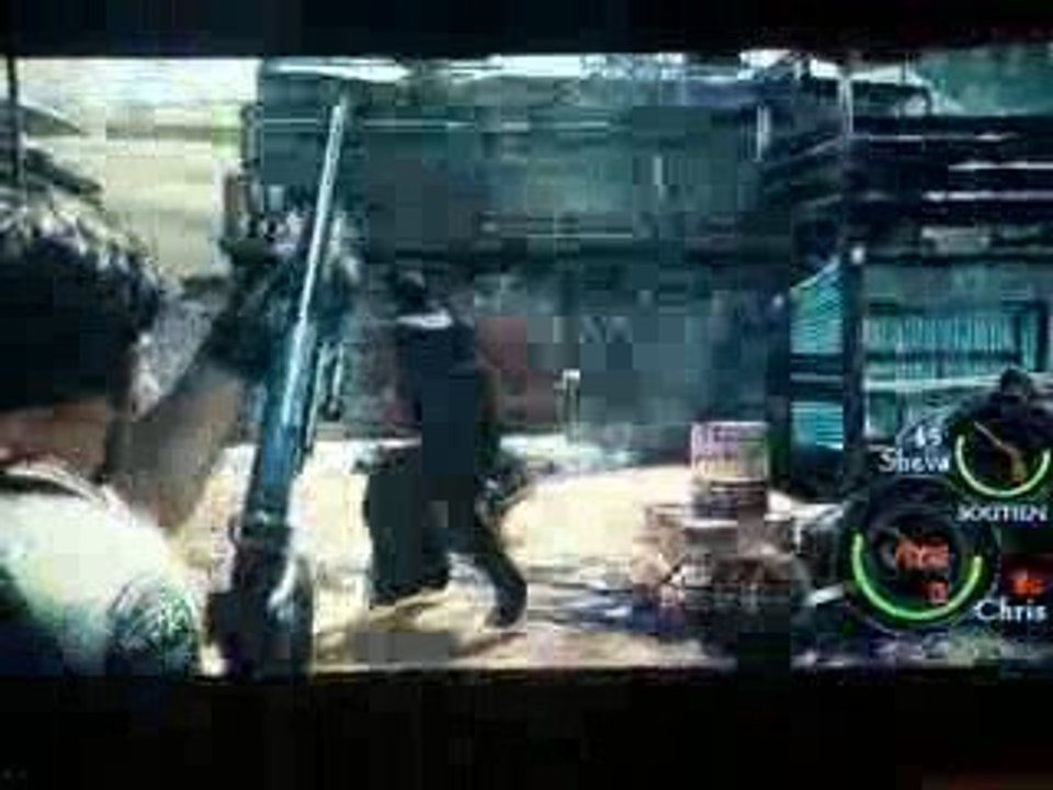 Resident Evil 5 (version demo) video test Part 2