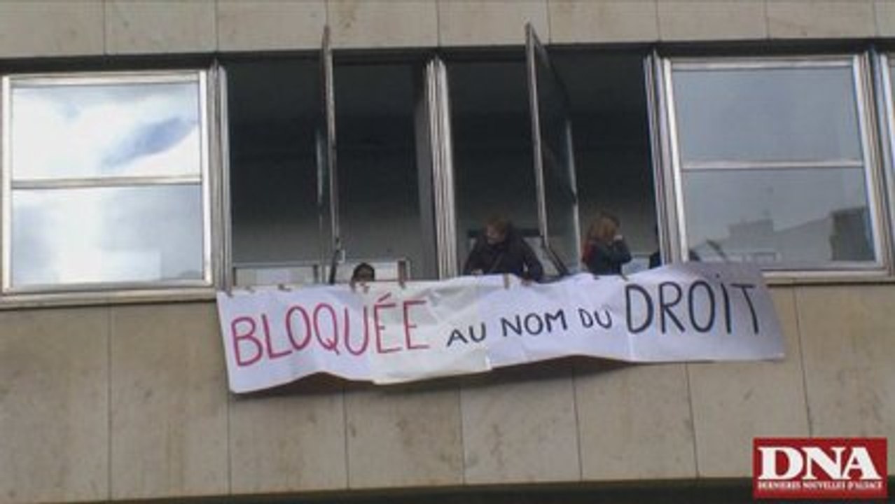 Blocage de la fac de Droit Strasbourg