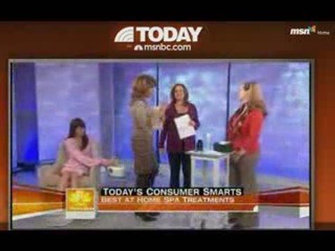 NuSkin Galvanic Spa demonstrated at MSNBC Show -TV