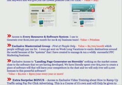 Pay Per Click Formula BONUS