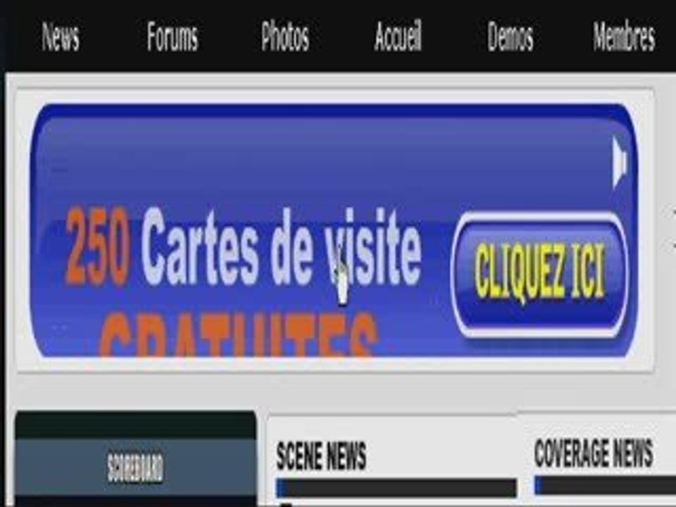 Félicitations ! 250 cartes de visite gratuite !