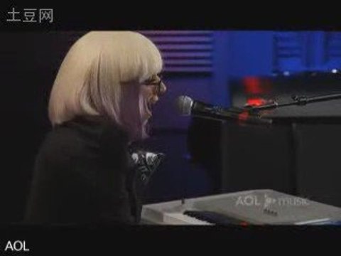 Lady GaGa - Poker Face Acoustic Live @ AOL Sessions