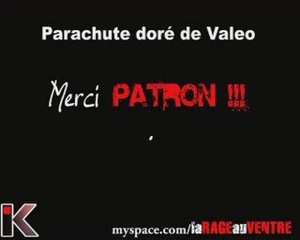 parachute dore de valeo : merci patron