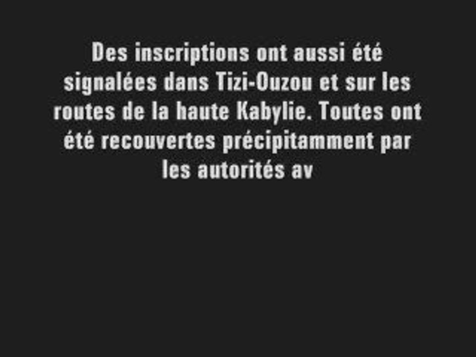 Année 1980-  Détonateur du Printemps noir 2001