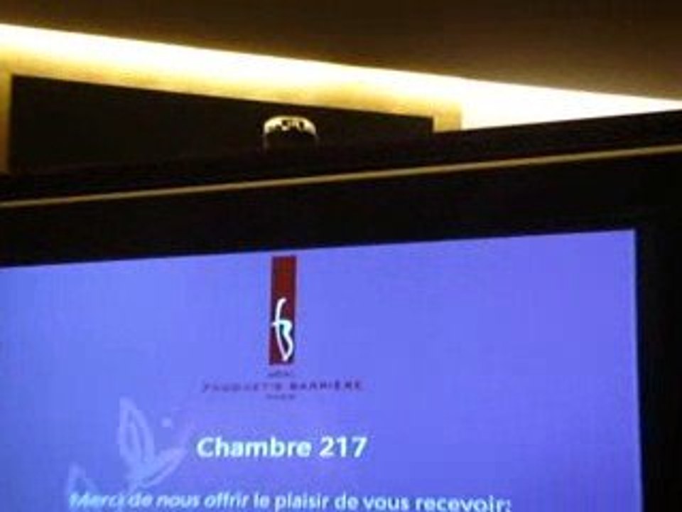 Téléviseur LCD Fouquet's Barrière Champs-Elysées