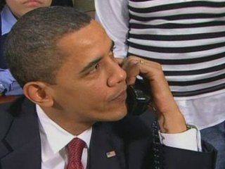 Barack Obama phones astronauts in space