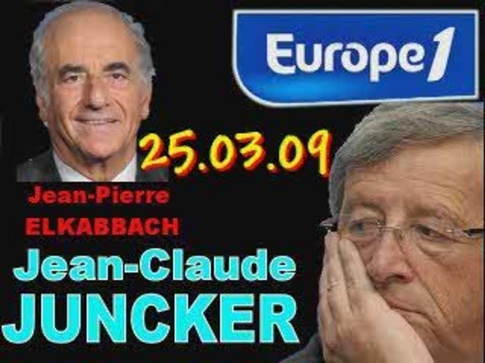 ITW de Jean-Claude Juncker (25.03.09)