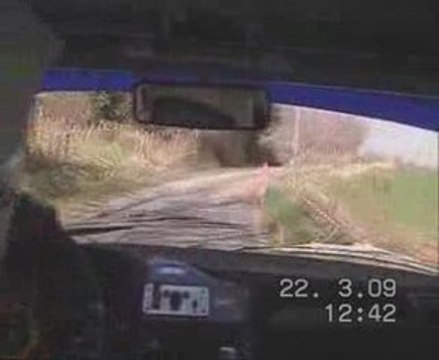 Rallye Vallon Marcillac ES1 caméra embarque