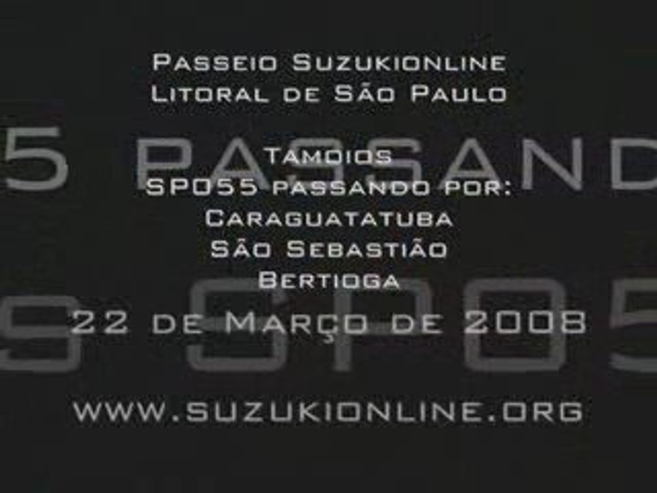 22/03/2009 - Suzukionline - Acelerada Litoral