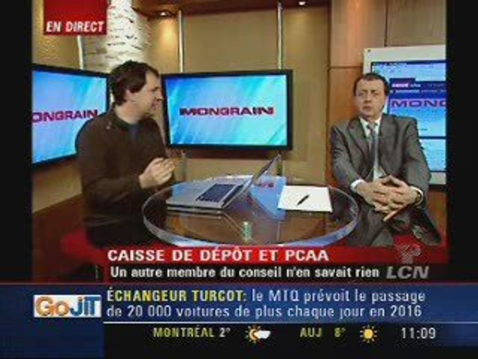 Jean-Luc Mongrain sur la CDPQ