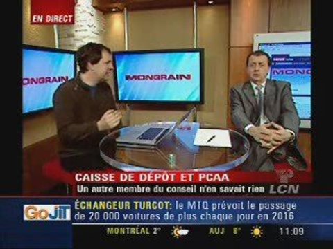 Jean-Luc Mongrain sur la CDPQ