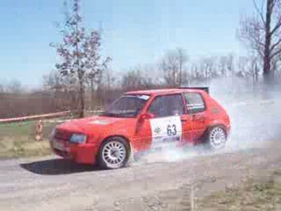 GROS FREINAGE !!!!! Rallye marcillac 2009